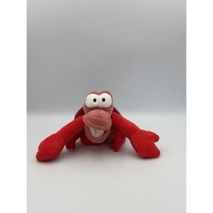 Disney Store Sebastian Plush The Little Mermaid Red Crab Stuffed Animal Toy